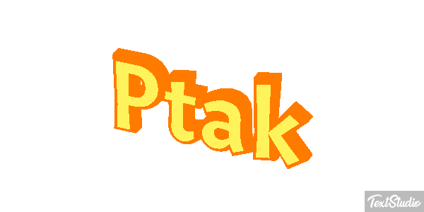 Ptak Effet de texte