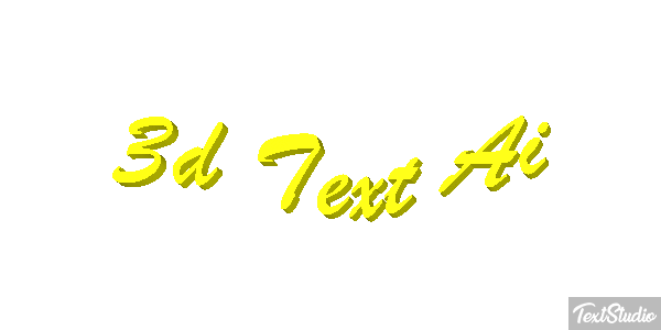 3d Text Ai Efecto de texto