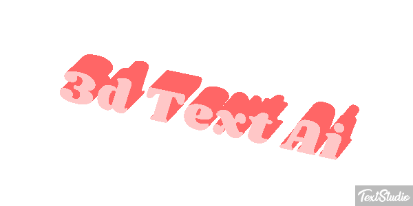 3d Text Ai Efecto de texto
