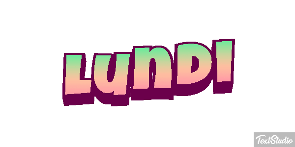 Lundi Effet de texte