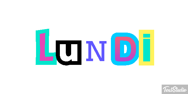 Lundi Effet de texte