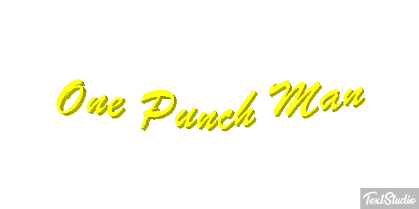 One Punch Man テキスト効果