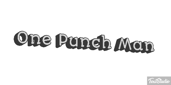 One Punch Man テキスト効果