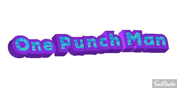 One Punch Man テキスト効果