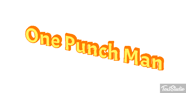 One Punch Man テキスト効果