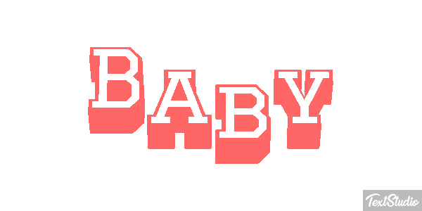 Baby Efeito do texto