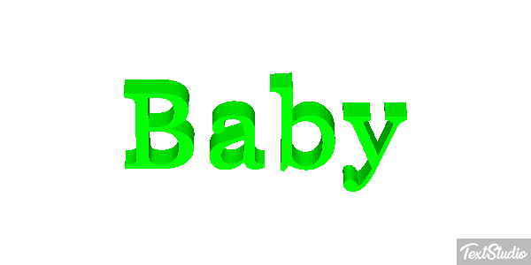 Baby Efeito do texto