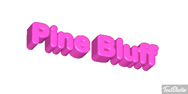 Pine Bluff Tekst effect