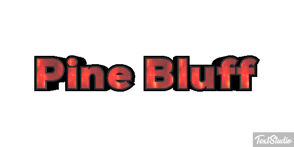 Pine Bluff Tekst effect