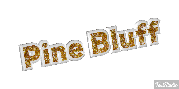 Pine Bluff Tekst effect