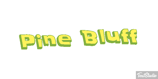 Pine Bluff Tekst effect