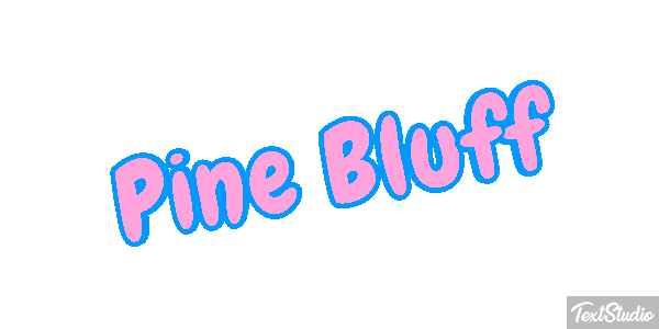Pine Bluff Tekst effect