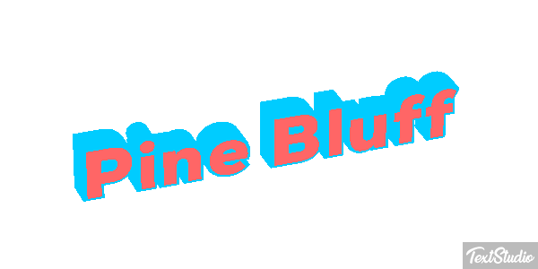 Pine Bluff Tekst effect