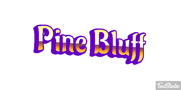 Pine Bluff Tekst effect
