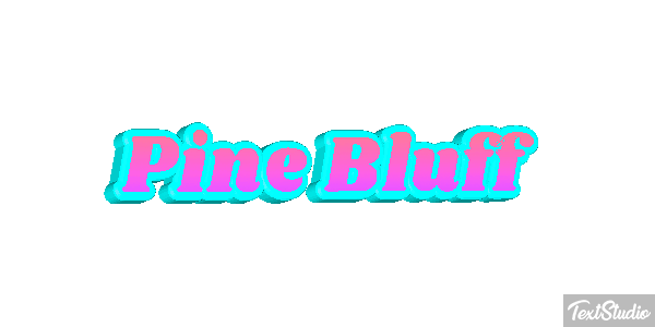 Pine Bluff Tekst effect