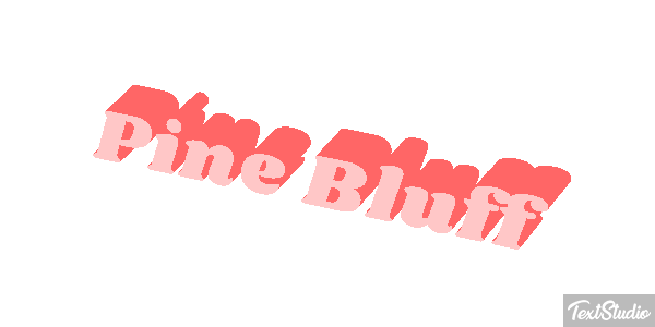 Pine Bluff Tekst effect