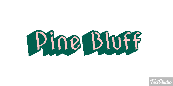 Pine Bluff Tekst effect