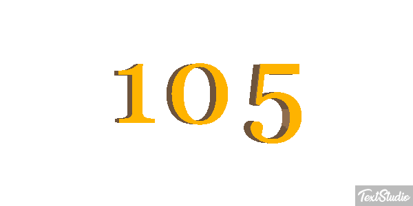 105 Text effect
