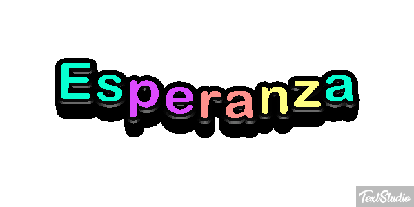 Esperanza Efecto de texto