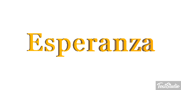 Esperanza Efecto de texto