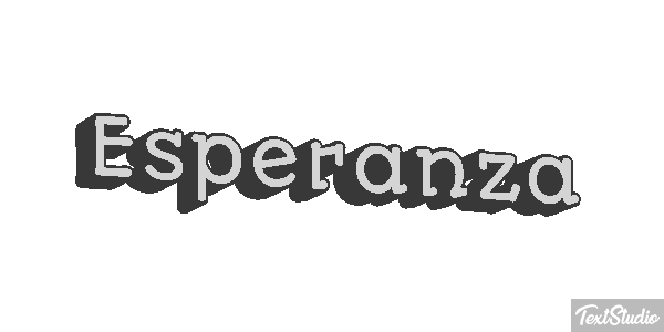 Esperanza Efecto de texto