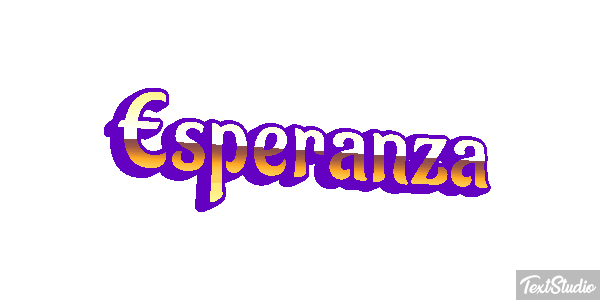 Esperanza Efecto de texto