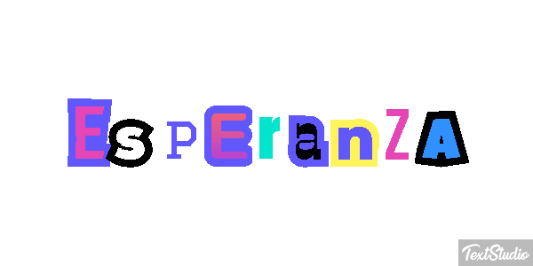 Esperanza Efecto de texto