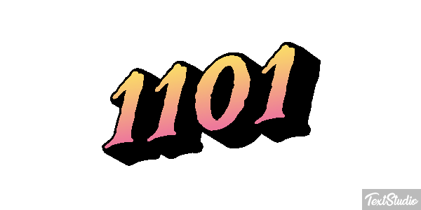 1101 Effetto testo