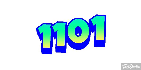 1101 Effetto testo