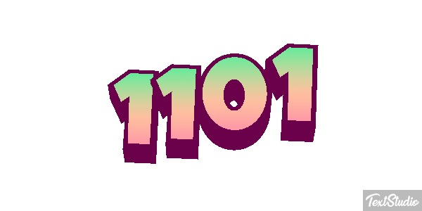 1101 Effetto testo