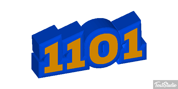 1101 Effetto testo
