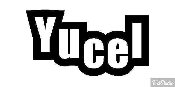 Yücel Efecto de texto