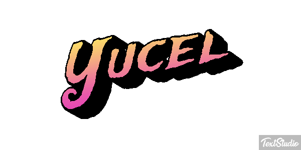 Yücel Efecto de texto