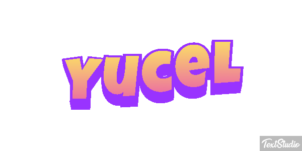 Yücel Efecto de texto