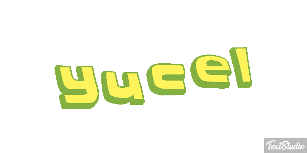 Yücel Efecto de texto