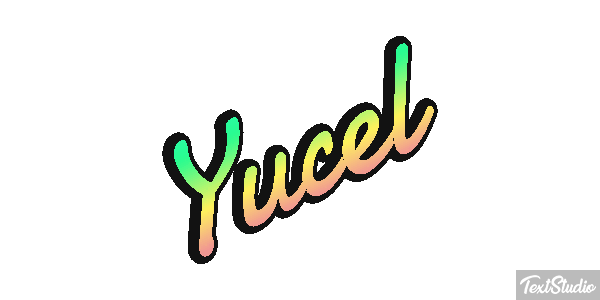 Yücel Efecto de texto