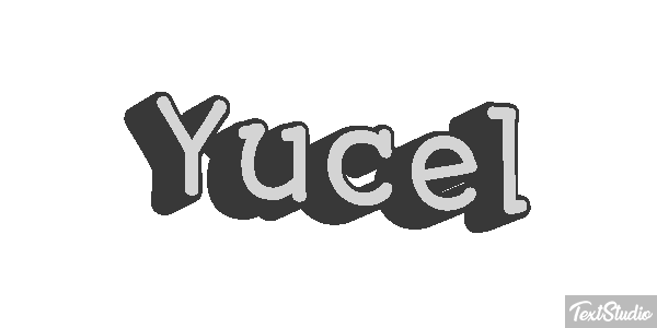Yücel Efecto de texto