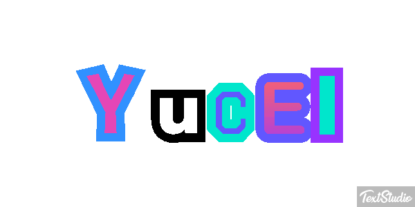 Yücel Efecto de texto
