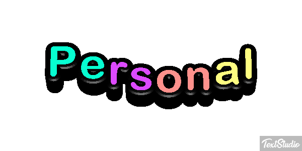 Personal Text effect