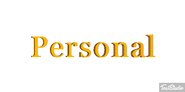 Personal Text effect