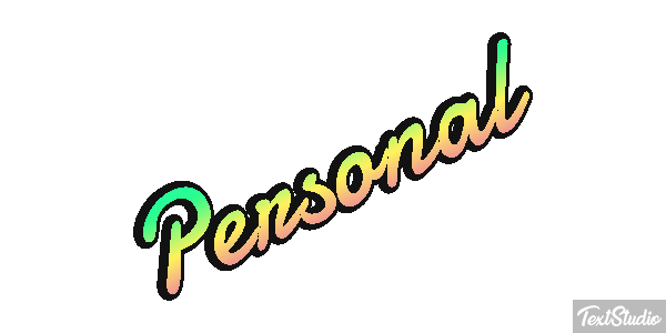 Personal Text effect