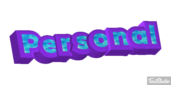 Personal Text effect