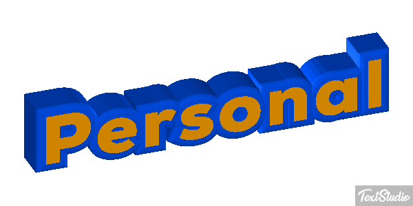 Personal Text effect