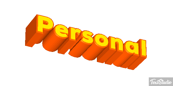 Personal Text effect