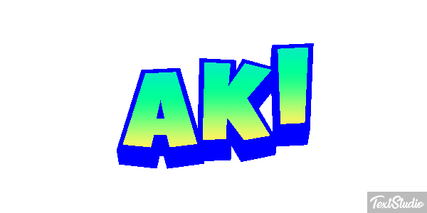 Aki Text effect