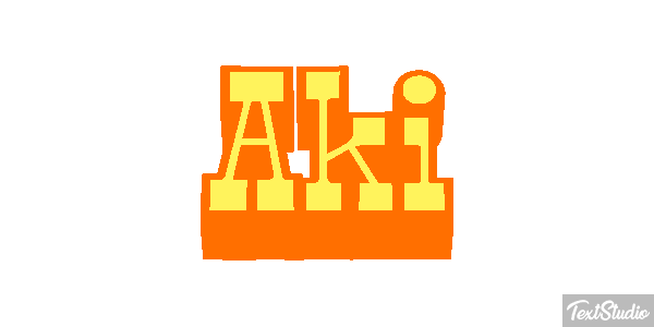 Aki Text effect