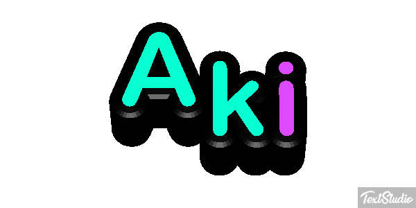 Aki Text effect