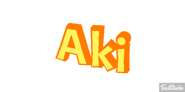 Aki Text effect