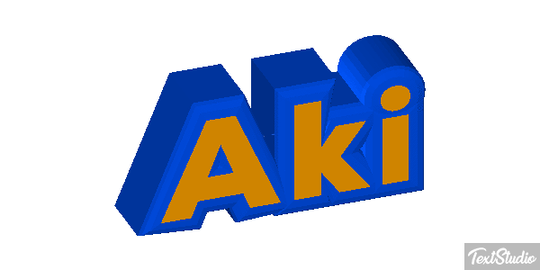 Aki Text effect