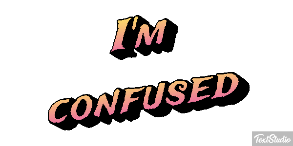 I'm Confused Text effect